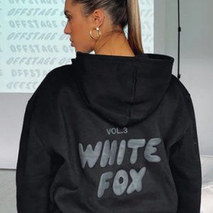 White Fox Boutique - Offstage Hoodie Onyx Hoodie! Size S/M